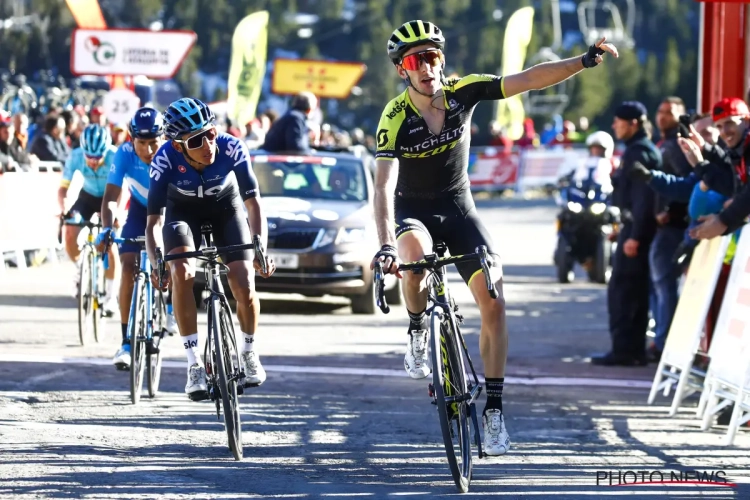 Throwback naar 2019: De Gendt blijft overeind op Vallter 2000 nadat Adam Yates Bernal en andere topklimmers klopt