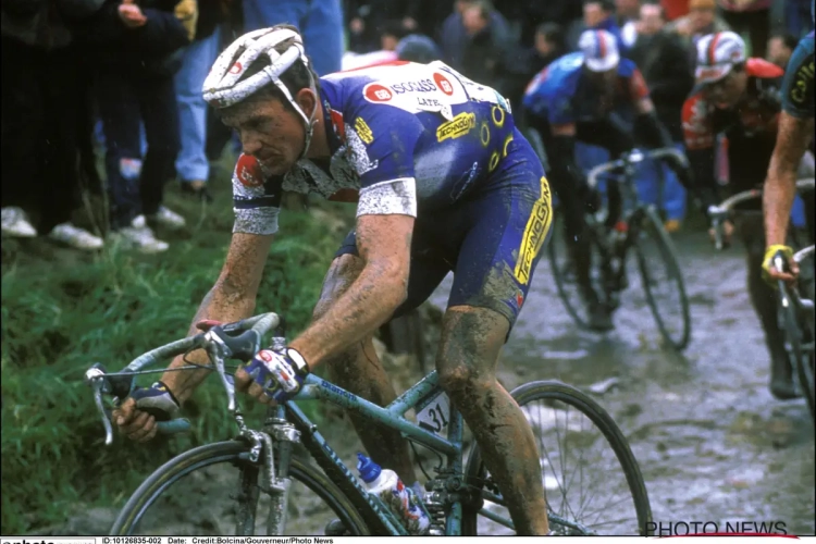 Johan Museeuw op zoek naar damesfiets die hem de zege kostte in Parijs-Roubaix in 1994