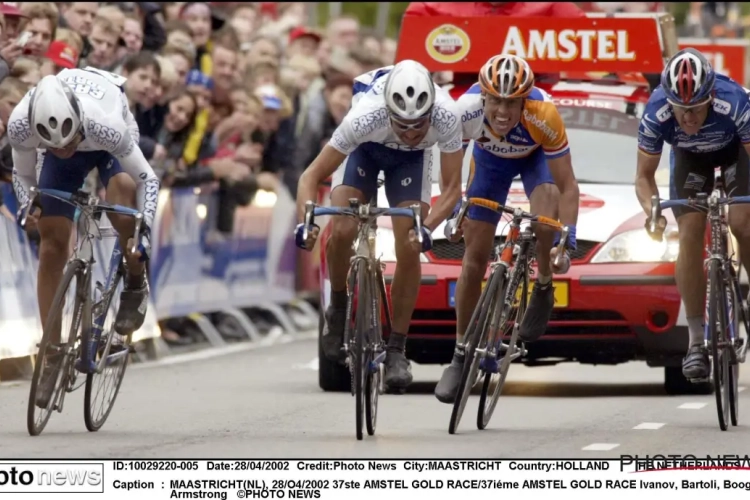 🎥 Op deze dag 18 jaar geleden: Boogerd en Armstrong bijten hun tanden stuk op dekselse Italiaan in Amstel Gold Race