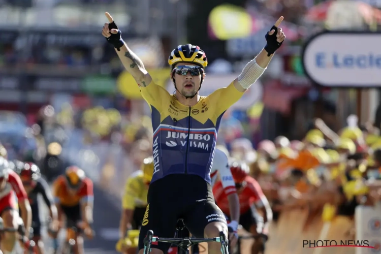 Primoz Roglic zorgt al voor statement in eerste bergetappe van de Tour na uitmuntend werk van Wout van Aert