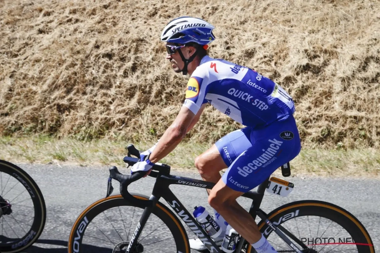 Alaphilippe probeerde mee te spurten en schuift toch weer paar plaatsen op: "Mooi dat we iets uit deze rit konden halen"