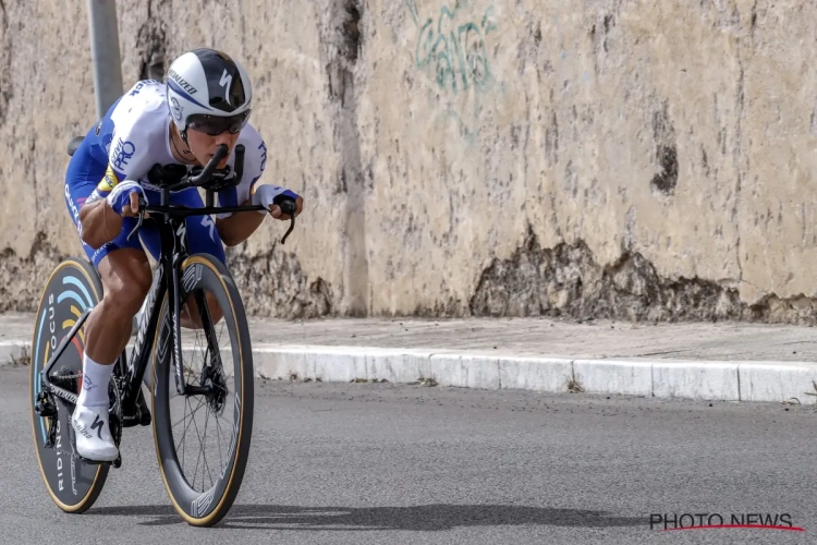 Toptalent van Deceuninck-Quick.Step benaderde Ganna nog het meest: "Normaal had ik Remco ondersteund"