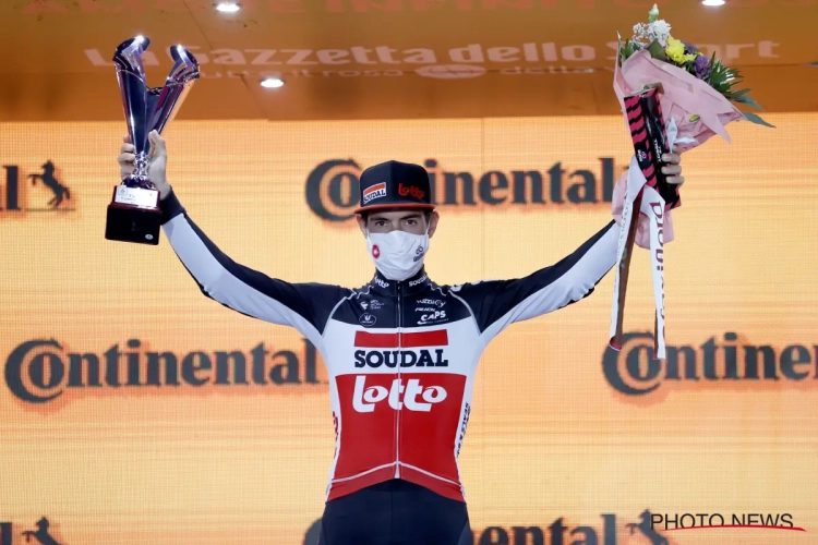 Alsnog een welverdiende prijs voor Thomas De Gendt aan het einde van de Giro