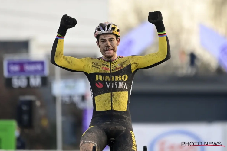 Wout van Aert blij met overwinning in Overijse: "Fijn om eens konijn te zijn in plaats van jager"