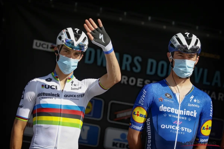 Lampaert bijt van zich af en Alaphilippe blijft positief: "Was er een andere ploeg dominant?"