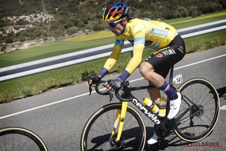 Van toewijding gesproken: halve dag na zege in Baskenland zit Roglic al ... tijdrit Tour de France te verkennen in hondenweer