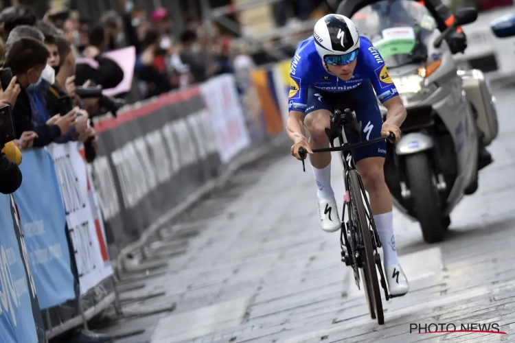 Remco Evenepoel tevreden ondanks wat secondenverlies: "Ik heb het goed gedaan"