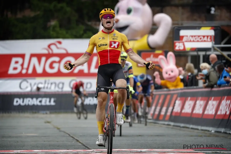 Danny van Poppel en Lampaert op podium maar sterke Noor wint Dwars door het Hageland