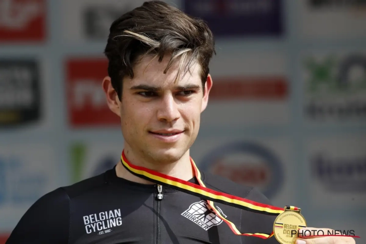 Van Aert verbaast zichzelf met titel en dat belooft: "Misschien beter in orde dan ik denk, ik ben Van Hooydonck dankbaar"