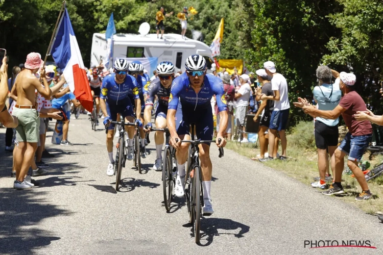 Tim Declercq kan zijn rode lantaarn in Tour niet uitspelen: "Dju toch"