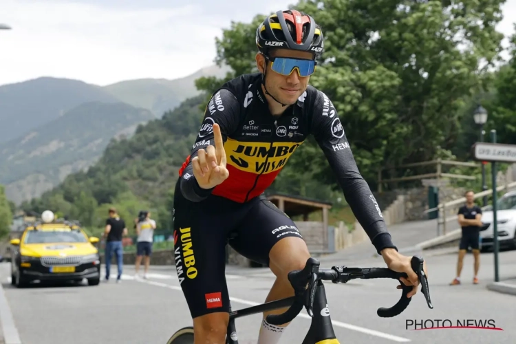 Wout van Aert toont zich nog maar eens als meesterknecht van Jonas Vingegaard: "Jammer genoeg geen ritzege, maar fantastisch werk van Vingegaard"