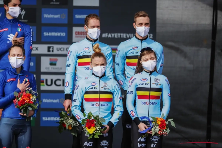 Reacties uit Belgische kamp op mixed relay: "Gekomen voor hoogste schavotje maar moeten tevreden zijn"