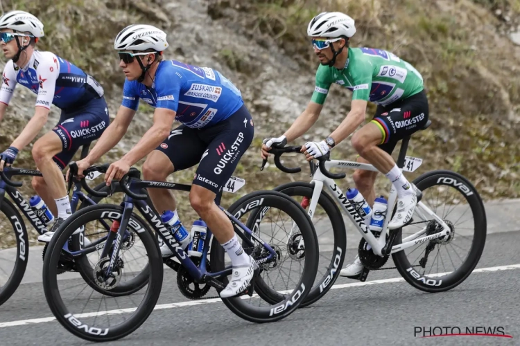 Na alweer prima werk van Evenepoel is Alaphilippe deze keer nipt verslagen door Colombiaan van Ineos