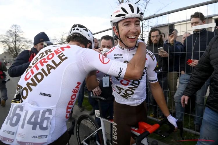 Benoît Cosnefroy heeft op het einde het beste eindschot, Wout Van Aert 4e in Québec