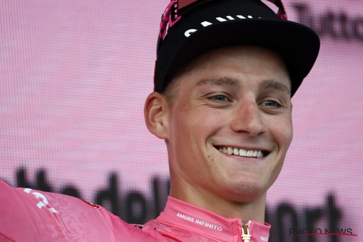 Giro daagt Mathieu van der Poel uit: "Als je nog een rit wint, eet ons social mediateam pizza met ananas"