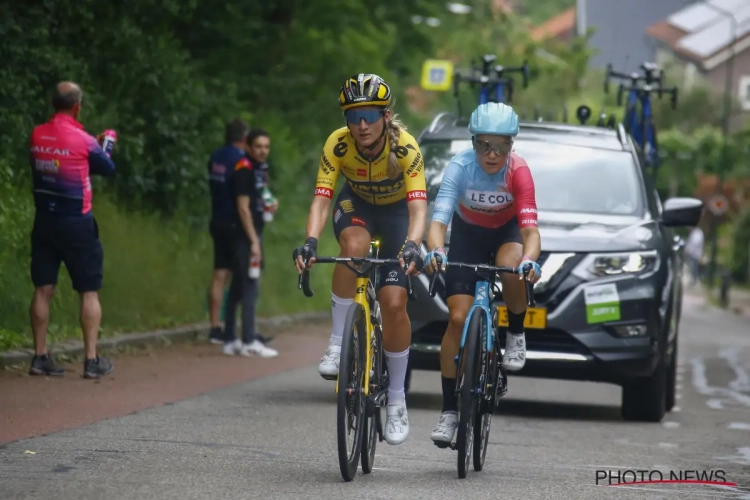 Française Verhulst verslaat Nederlandse van Jumbo-Visma in Veenendaal-Veenendaal voor vrouwen