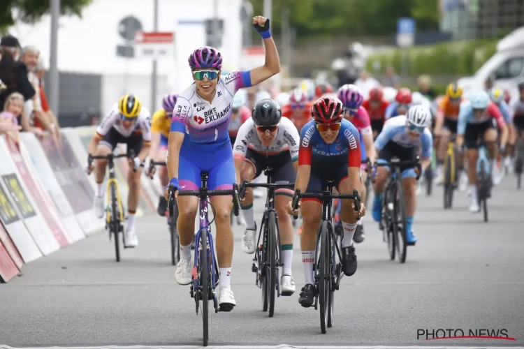 Australië boven in Thüringen Tour: deze keer wint andere renster van BikeExchange, Mieke Docx van Lotto in top 10