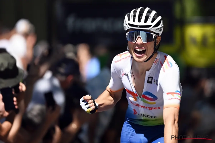 Vluchters houden het peloton af in Dauphiné, Van Aert blijft leider