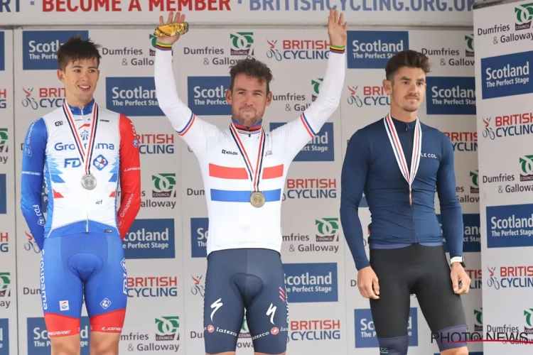 Mark Cavendish negen jaar later nog eens Brits kampioen: "Ik had vuur in de ogen"