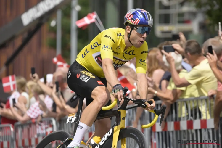 Wout van Aert opgezadeld met een boete na derde etappe in de Tour de France