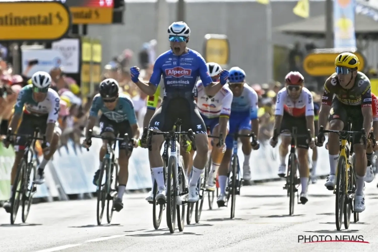 Jasper Philipsen pakt zijn ritzege in de Ronde van Denemarken 