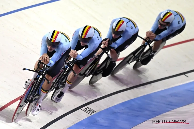 De Belgische achtervolgingsploeg droomt van een medaille op de Spelen van 2024 in Parijs