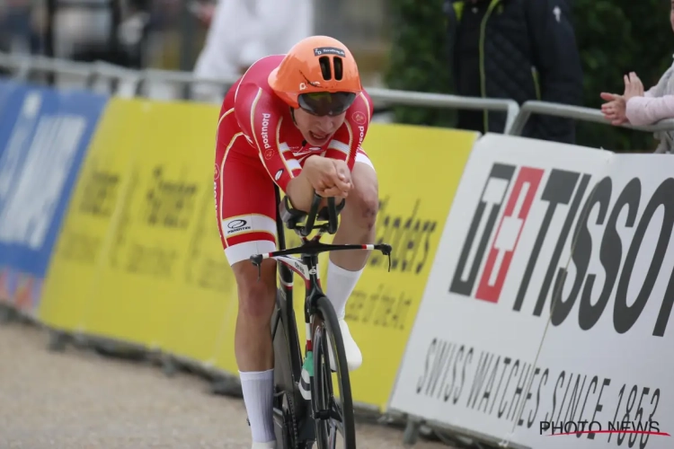 Deen Holm Jorgensen verrast peloton en wint derde etappe Ronde van de Toekomst