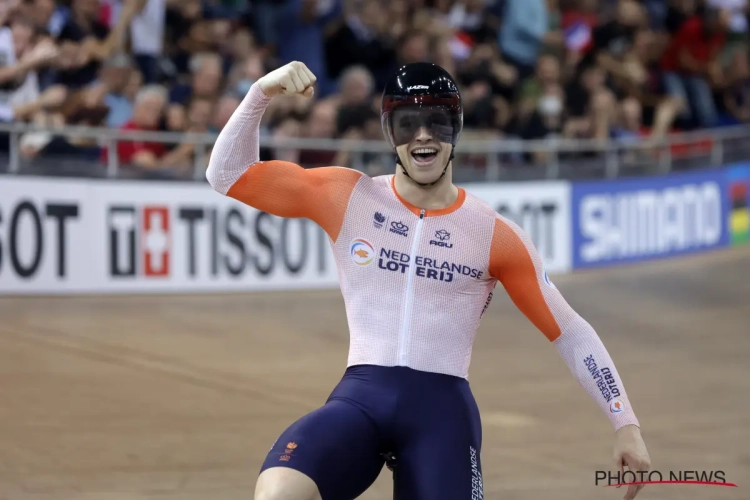 Nederland kan een eerste keer juichen na een gouden medaille op het EK baanwielrennen