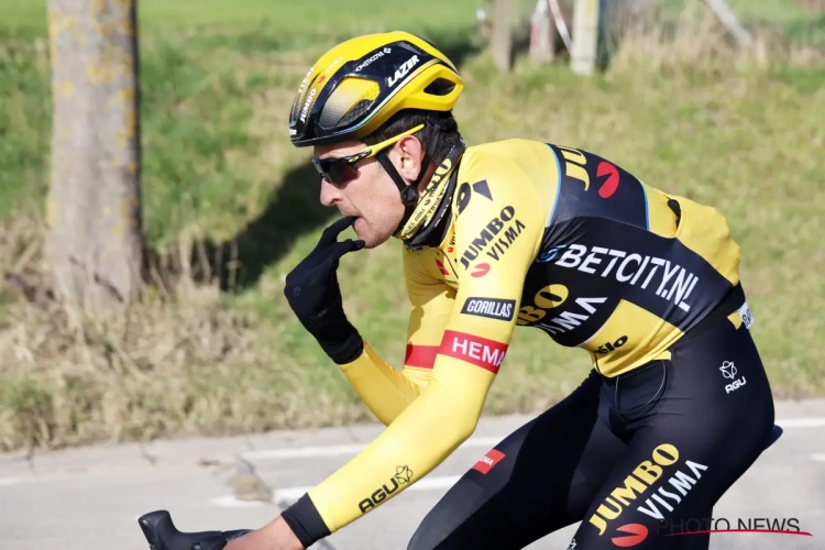 Tiesj Benoot wikt en weeg de kansen van zichzelf en Jumbo-Visma in de Strade Bianche na het forfait van Wout Van Aert