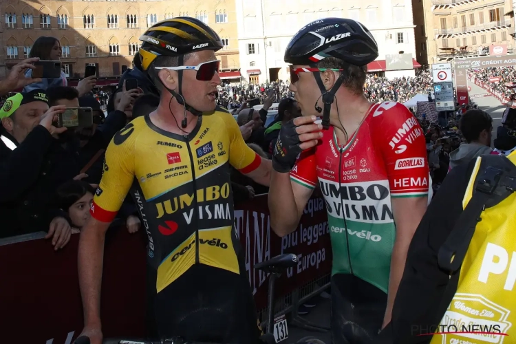 Tactiek Jumbo-Visma in Strade Bianche roept vragen op, Tiesj Benoot blijft met dubbel gevoel achter