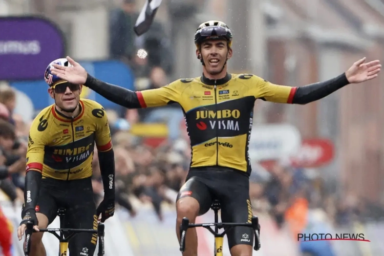 Christophe Laporte over dé vraag van Wout van Aert in Gent-Wevelgem: "Ik denk dat hij het antwoord wel wist"