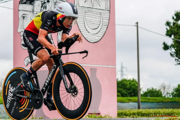 Remco Evenepoel wint ook de tweede tijdrit in de Giro, maar de verschillen zijn slechts miniem