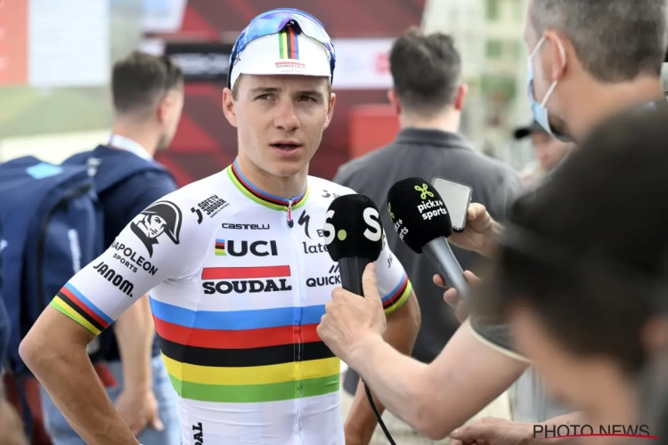 Evenepoel pakt tijd op concurrenten en klopt eindelijk Van Aert, maar toch is er één teleurstelling: "Weeral niet"