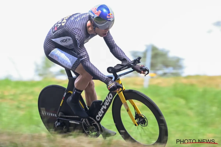 Geen ritzege voor Wout van Aert in Zwitserland, met vijfde plaats in tijdrit: "Toen kreeg ik het echt lastig" 