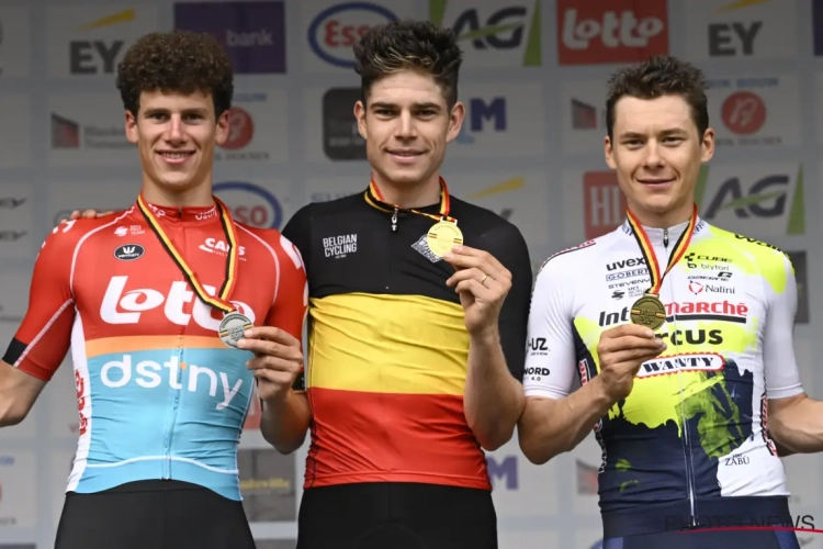 Straffere uitslag voor podiummannen dan in hun dromen, heel even zelfs duel met Van Aert: "Dat geeft u vleugels"