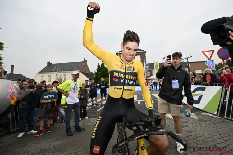 Wout van Aert veegde de twijfels van tafel op het BK tijdrijden: "Je zag dat"