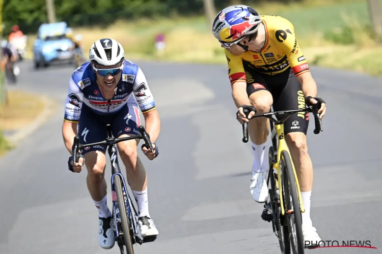 Yves Lampaert onthult wat hij en Wout van Aert te bespreken hadden tijdens het Belgisch kampioenschap