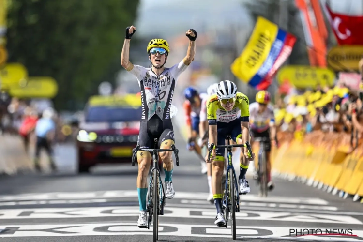 🎥 Voor Gino Mäder: Bahrain Victorious aan het feest in de Tour de France na een nerveuze etappe