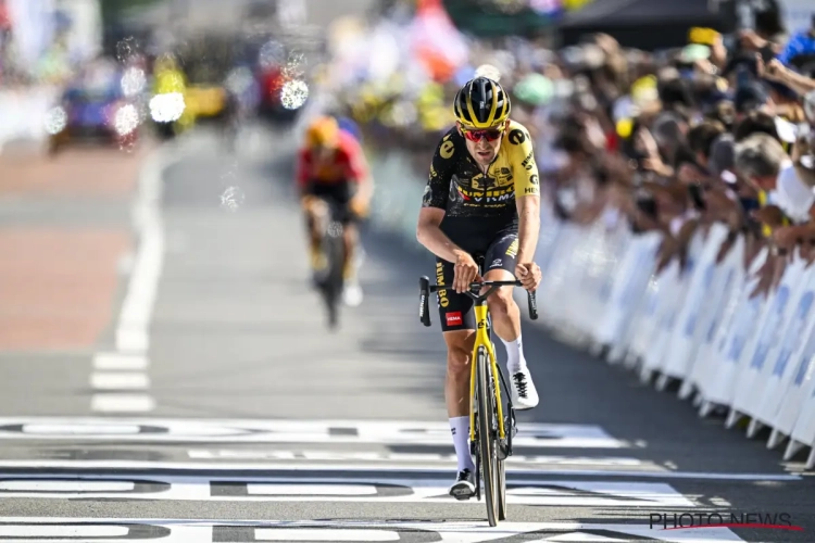 Tiesj Benoot (4de) onthult het plannetje van Jumbo-Visma dat perfect uitkomt