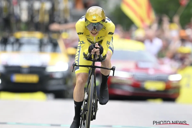 Van een andere planeet: Jonas Vingegaard vernedert Tadej Pogacar met fenomenale tijdrit, Van Aert derde