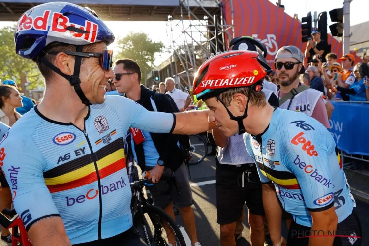 De bondscoach probeert Van Aert, Evenepoel en Philipsen goed in het gareel te houden: "Dit moeten ze goed beseffen"