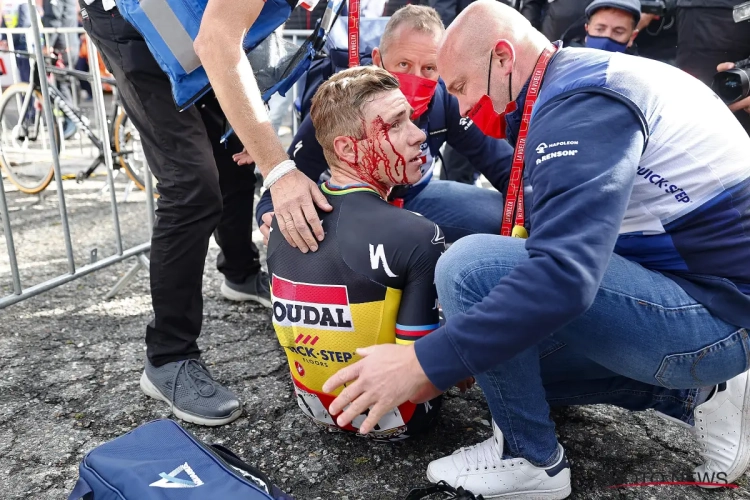 🎥 "Eigenlijk heeft hij nog geluk": opvallende reden aangegeven voor val Evenepoel, organisatie maakt zeer slechte beurt