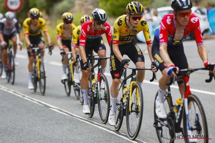 Evenepoel controleert, maar Jumbo-Visma speelt het ploegenspel perfect uit in spannende Vuelta-rit