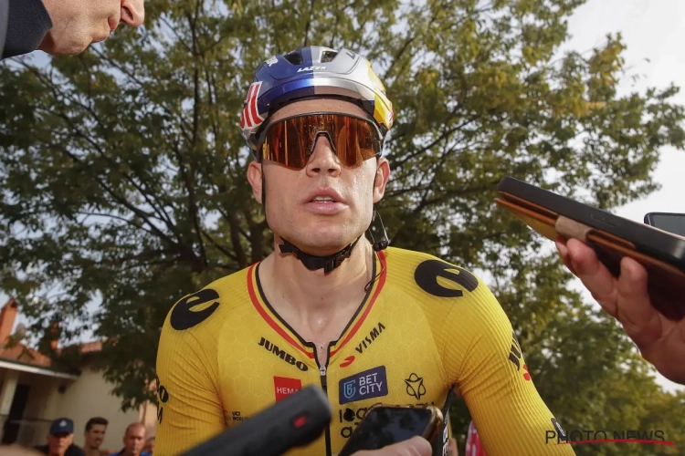 Wout van Aert komt niet in het stuk voor in laatste wegkoers: "Had heel de dag dat gevoel"