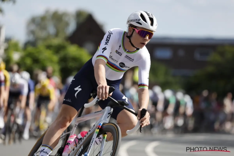 Wereldkampioene Lotte Kopecky beseft het gevaar na helse Waalse Pijl 