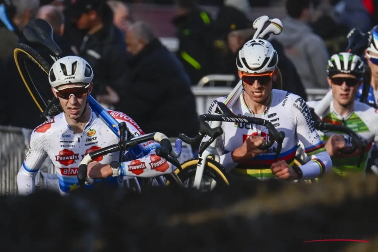 Duo van Pauwels Sauzen-Bingoal verklaart in koor waar het op staat over Wout van Aert en Mathieu van der Poel