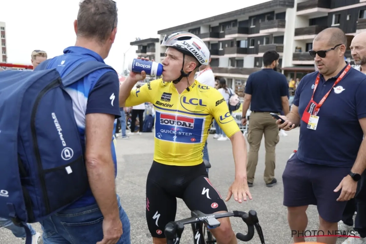 Evenepoel doet bekentenis nadat hij gele leiderstrui kwijtspeelt in Dauphiné