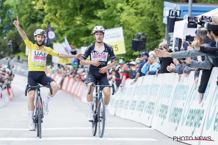 🎥 UAE Team Emirates scoort weer in Zwitserland: Straffe beelden van aankomst