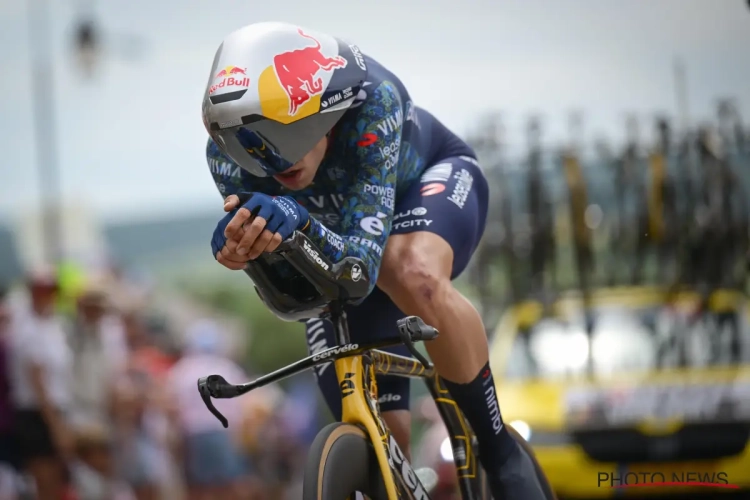 Wout van Aert stelt teleur in tijdrit en zegt meteen iets over Olympische Spelen