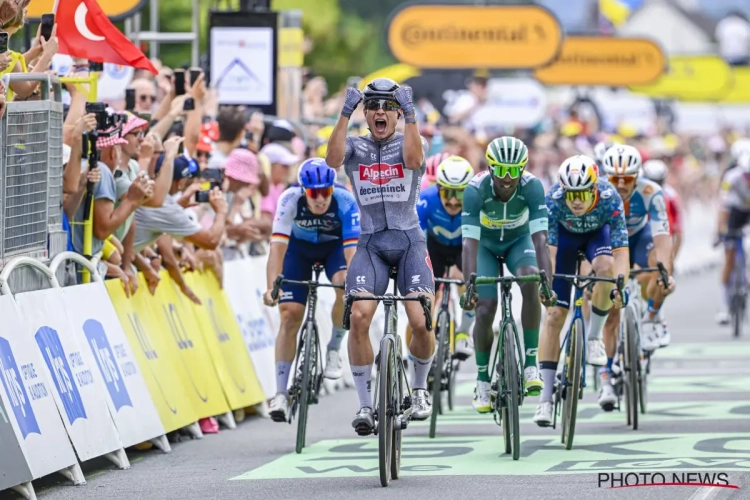 Jasper Philipsen haalt zijn gram in de Tour de France en breekt de ban na fantastisch werk van Mathieu van der Poel